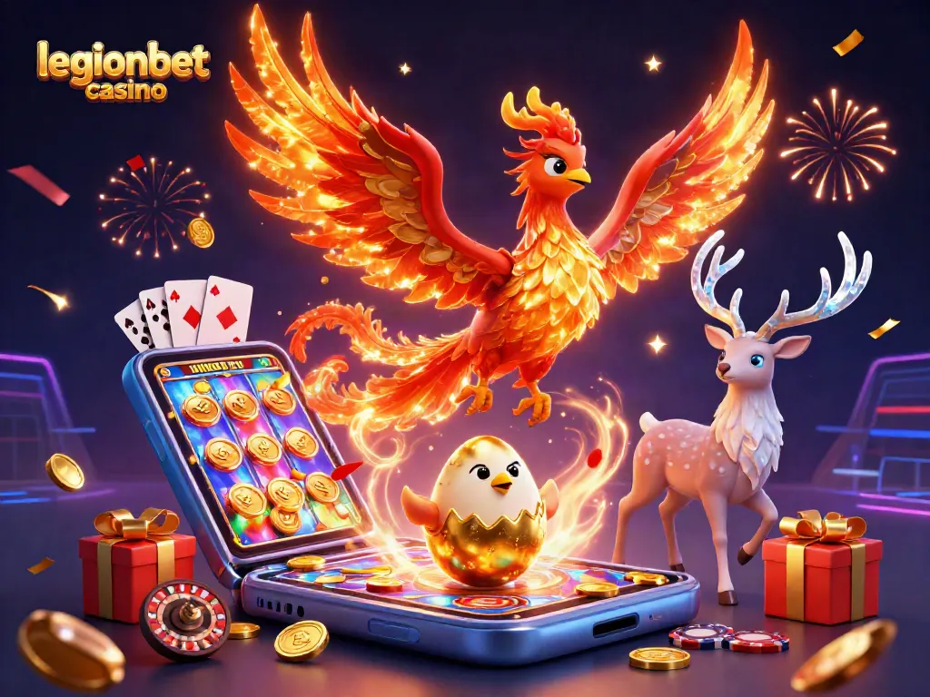 Experience the excitement of legionbet casino with vibrant 3D characters and dynamic gaming elements.