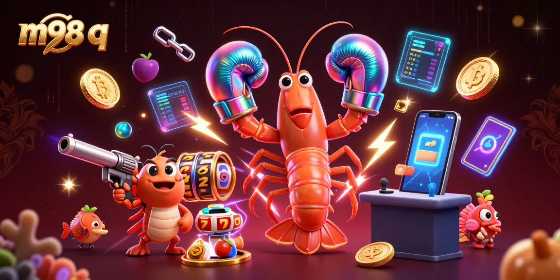 Experience the thrill with m98 q as the mantis shrimp and friends bring casino action alive.