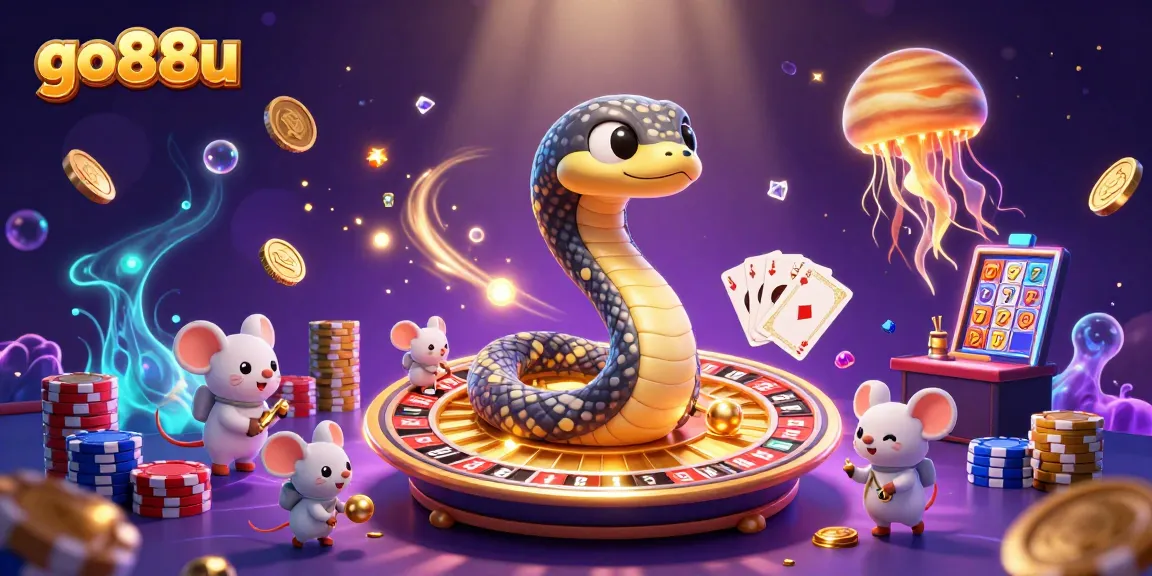 Experience thrilling bets at go88u with immersive casino characters and vibrant gaming elements.