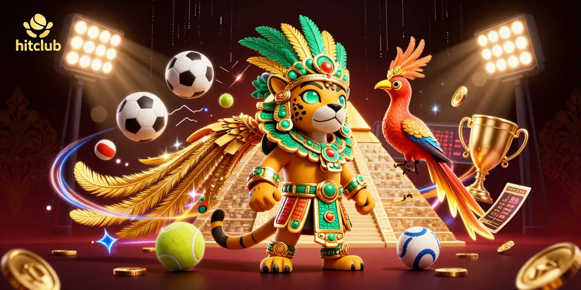 Experience the excitement of hitclub with vibrant 3D casino elements and animated characters.
